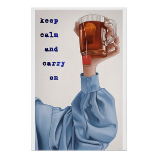 Glänzendes Plakat Poster