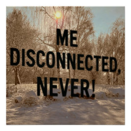 Glänzendes Poster - Inspirierendes Winterposter