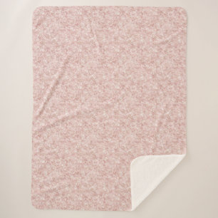 Glänzendes Rosa Glitter Weihnachten Sherpadecke