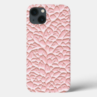 Glänzendes rosa iPhone-Case mit texturierter Relie Case-Mate iPhone Hülle