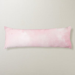 Glänzendes Rosa Polyester-Körperkissen mit Bürsten Seitenschläferkissen