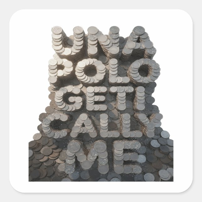 Glänzendes Silber UNVERFRoren ICH Sticker Grafik (Vorderseite)
