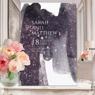 Glanzfarbenfrohe Pinselstriche Einladung