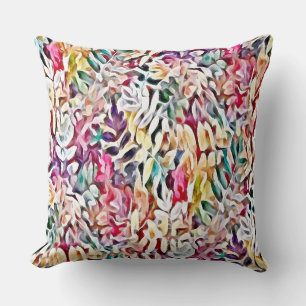 Glanzgläser-Blätter Kissen