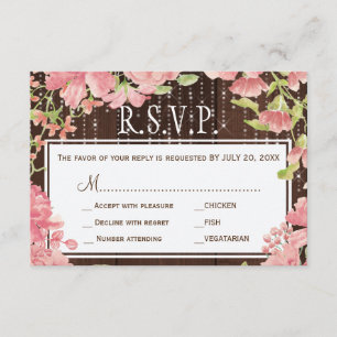 Glanzlichter Birnen Stallholz Hochzeit Rsvp Karte