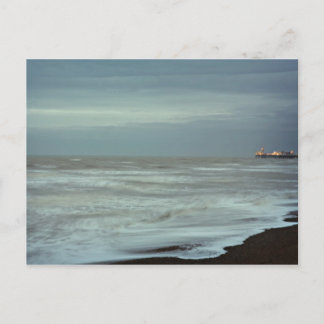 Glanzpfeife und Meer Postkarte