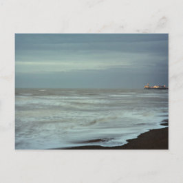 Glanzpfeife und Meer Postkarte