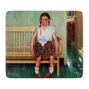 Glanzschuß oder Außenseite das Büro der Direkti Schneidebrett