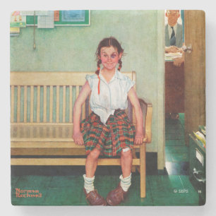 Glanzschuß oder Außenseite das Büro der Direkti Steinuntersetzer