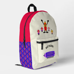 Glanzstifte Bedruckter Rucksack
