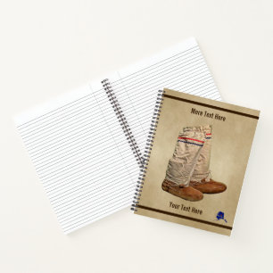 Glanzstücke auf altem Papier Notizbuch