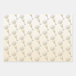 Glanzwein Geschenkpapier Set