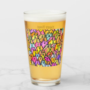 Glas 021 - KATZEN - glückliche Stunde