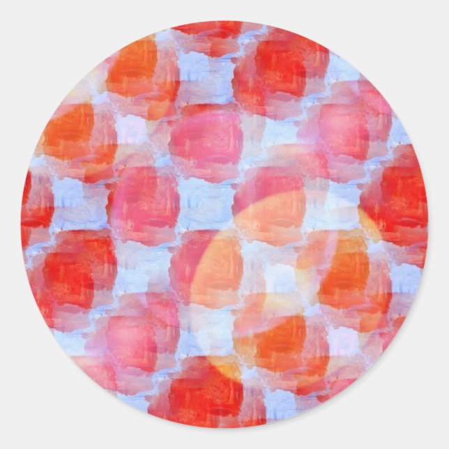 Glas aus Designtextur Hintergrund Runder Aufkleber (Vorderseite)