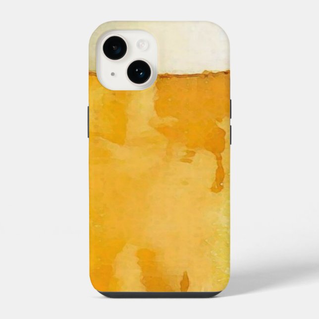 Glas Bier iPhone Hülle (Rückseite)