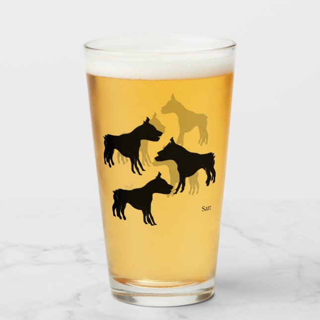 Glas Cup : Durst (Vorne (Gefüllt))