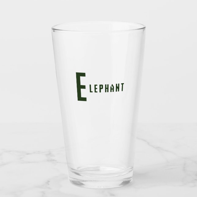 Glas-Cup Glas (Vorderseite)
