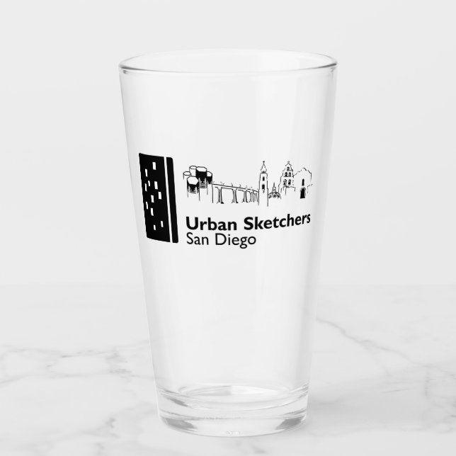 Glas-Cup Glas (Vorderseite)