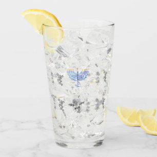 Glas Cup Menorah Blume Vintagen Stil