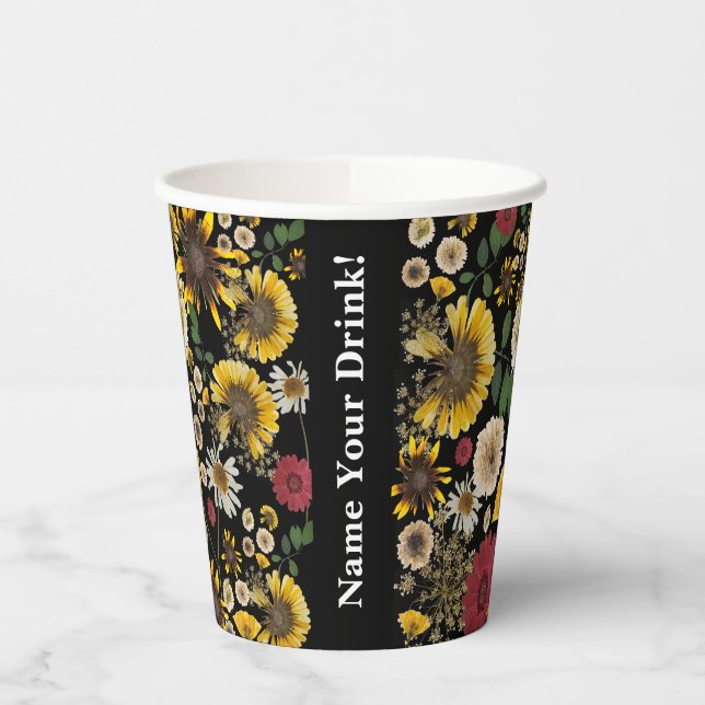 Glas-Cup Pappbecher (Links)