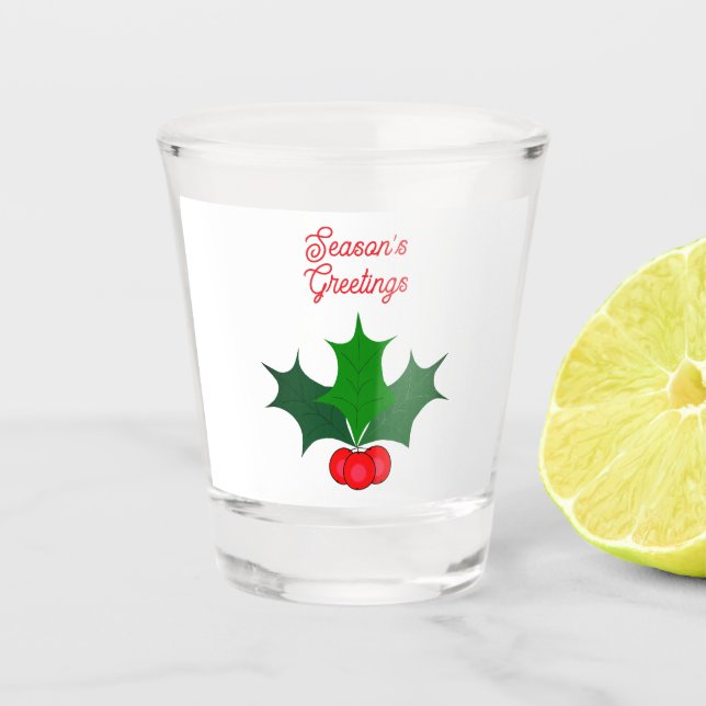 Glas für Weihnachtsgrüße (Vorderseite)