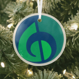 Glas IVH Logomark Ornament Ornament Aus Glas