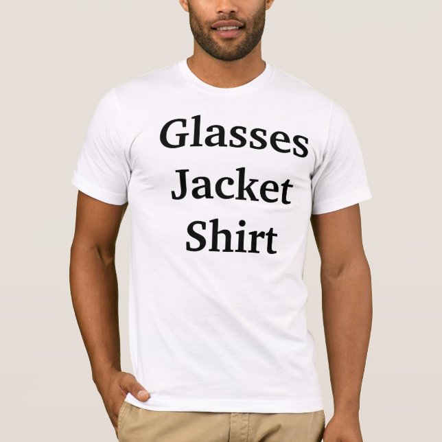 Glas-Jacken-Shirt T-Shirt (Vorderseite)