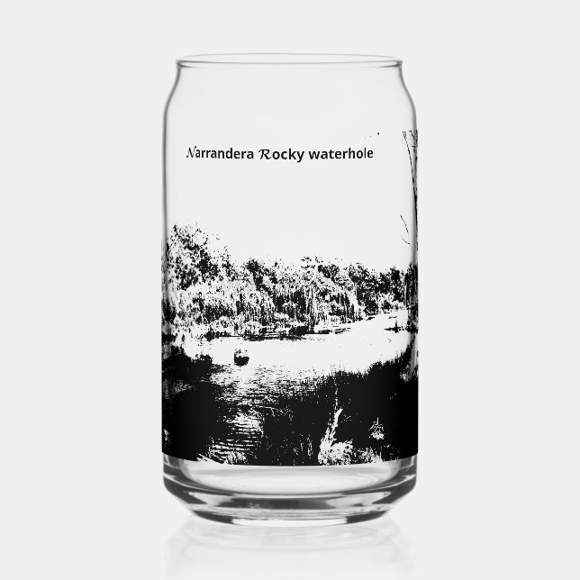 Glas kann Trinkbehälter (Vorderseite)