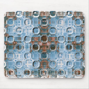 Glas kreist mousepad ein