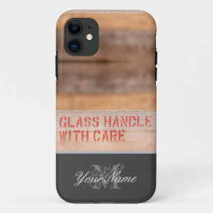 Glas! Kümmere dich vorsichtig! Case-Mate iPhone Hülle