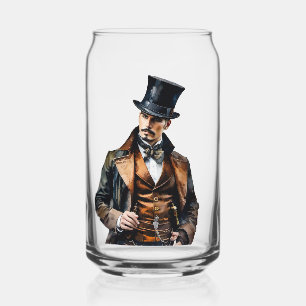 Glas mit Aquarelldruck