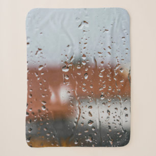 Glas mit Regentropfen Sherpadecke