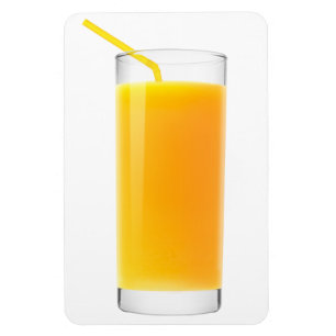 Glas Orangensaft Magnet