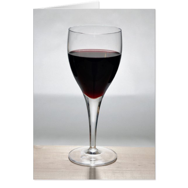 Glas Rotwein (Vorne)