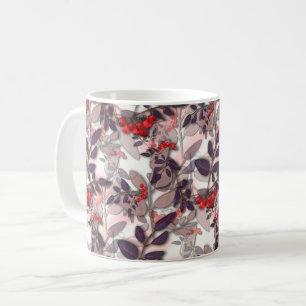 Glas, Rowan, ein Haufen von Rowan Kaffeetasse