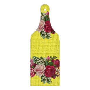 Glas Schneidbrett Floral Schneidebrett