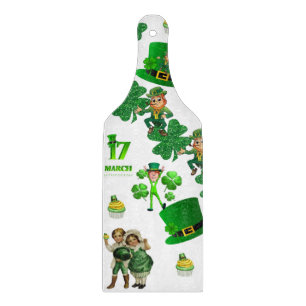 Glas Schneidbrett Frohen St. Patrick's Day Schneidebrett