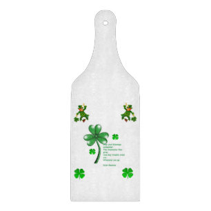 Glas Schneidbrett Frohen St. Patrick's Day Schneidebrett