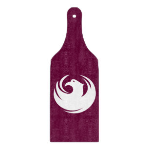 Glas-Schneidbrett-Paddel mit Flagge Phoenix City Schneidebrett