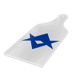 Glas-Schneidbrett-Paddel mit Flagge Toyota City Schneidebrett
