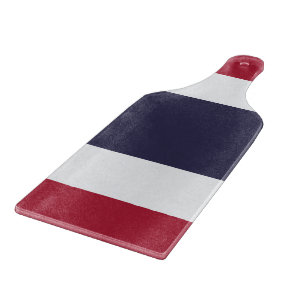 Glas-Schneidbrett-Schieber mit der Flagge Thailand Schneidebrett