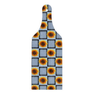 Glas-Schneidbrett Sonnenblume Schneidebrett