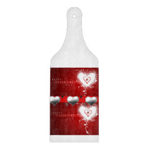 Glas Schneidbrett Valentinstag Schneidebrett