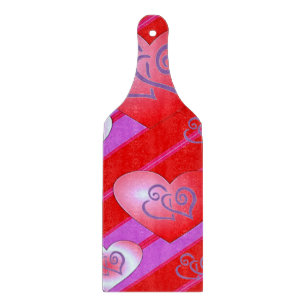 Glas Schneidbrett Valentinstag Schneidebrett