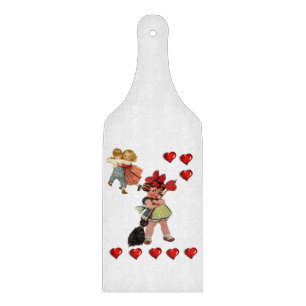 Glas Schneidbrett Valentinstag Schneidebrett