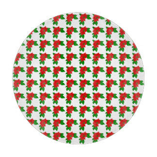 Glas Schneidbrett Weihnachtssterne Schneidebrett