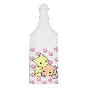 Glas-Schneidebrett KatzenMeow Schneidebrett