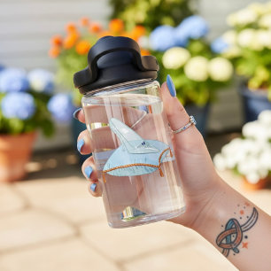 Glas-Schuh Trinkflasche
