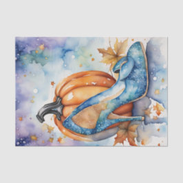 Glas Slipper Pumpkin Mairy Tale Dekoupage Papier