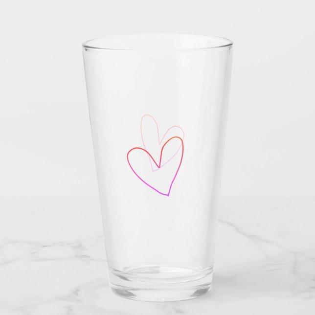 Glas Tasse (Vorderseite)